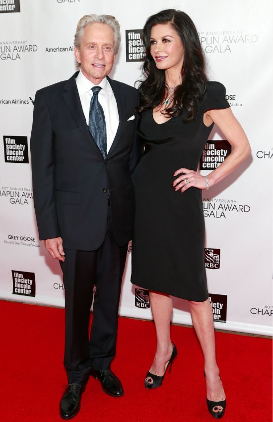 Catherine Zeta Jones y Michael Douglas