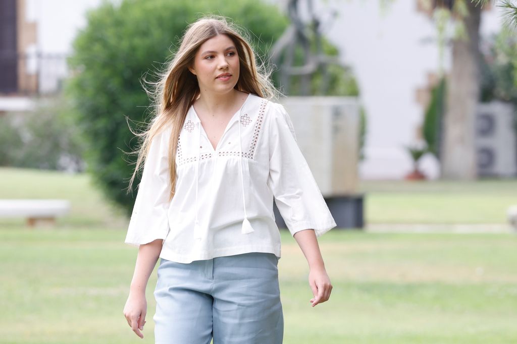 La infanta Sofía asiste a la primera edición del encuentro "Leading Teachers" de la Fundación Ibercaja, celebrado en Madrid este miércoles, 8 de julio de 2026