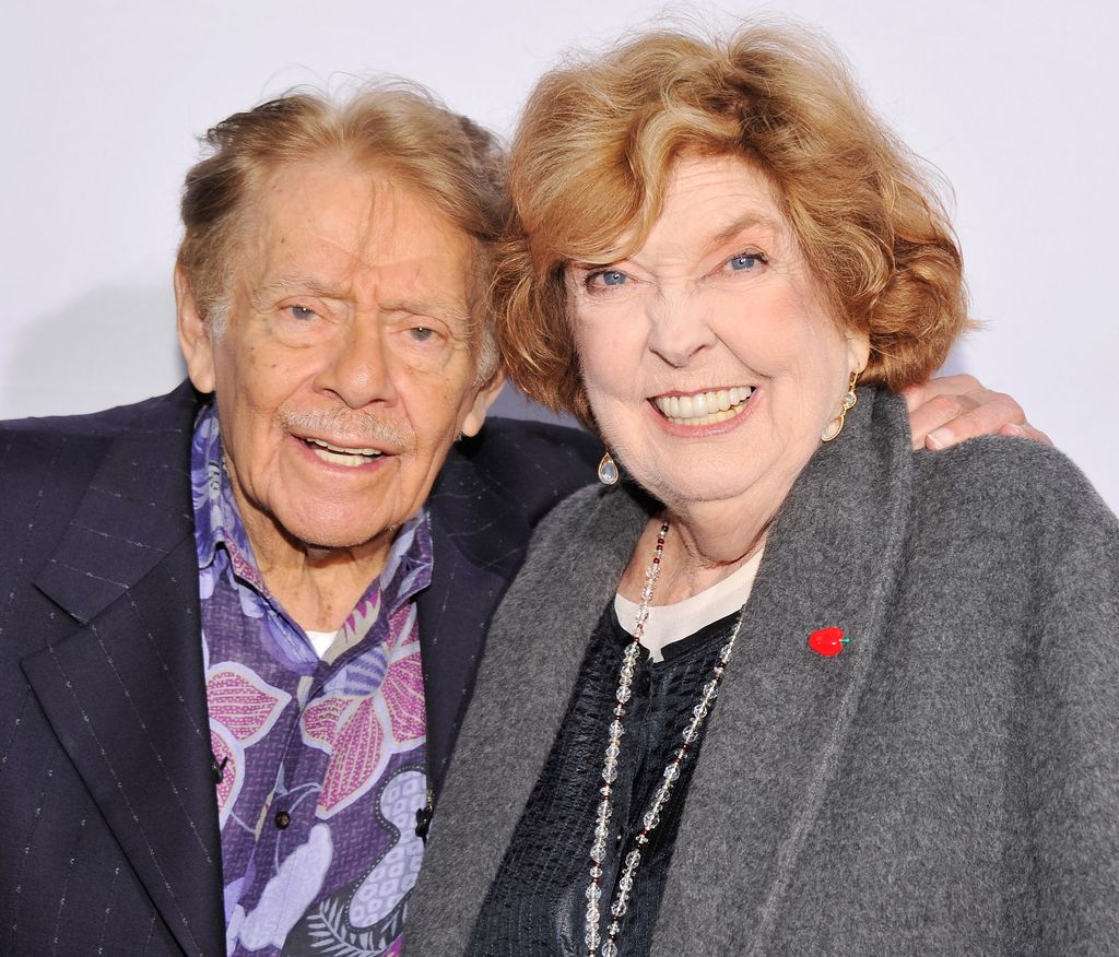 Jerry Stiller y Anne Meara en una gala en Nueva York en 2012