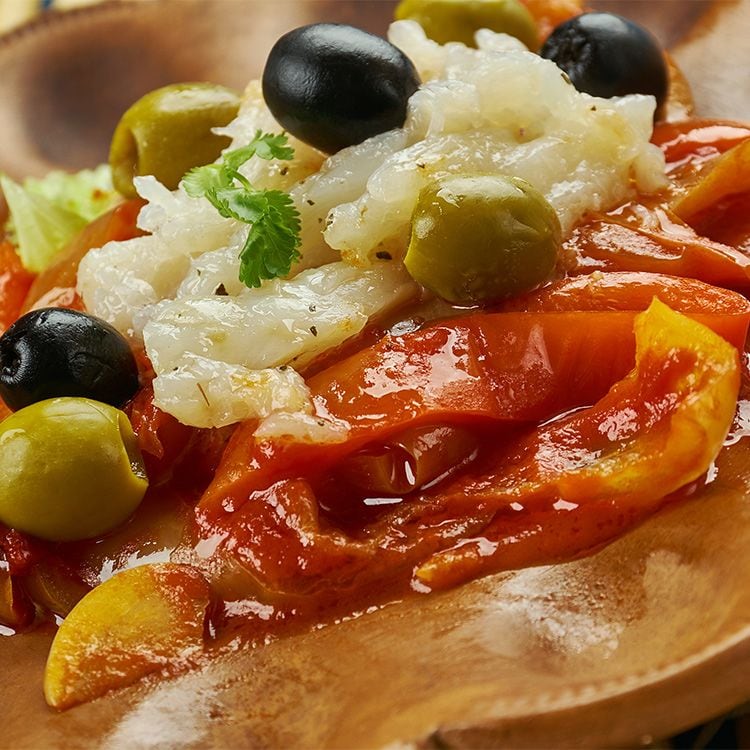 'Esgarraet' con aceitunas