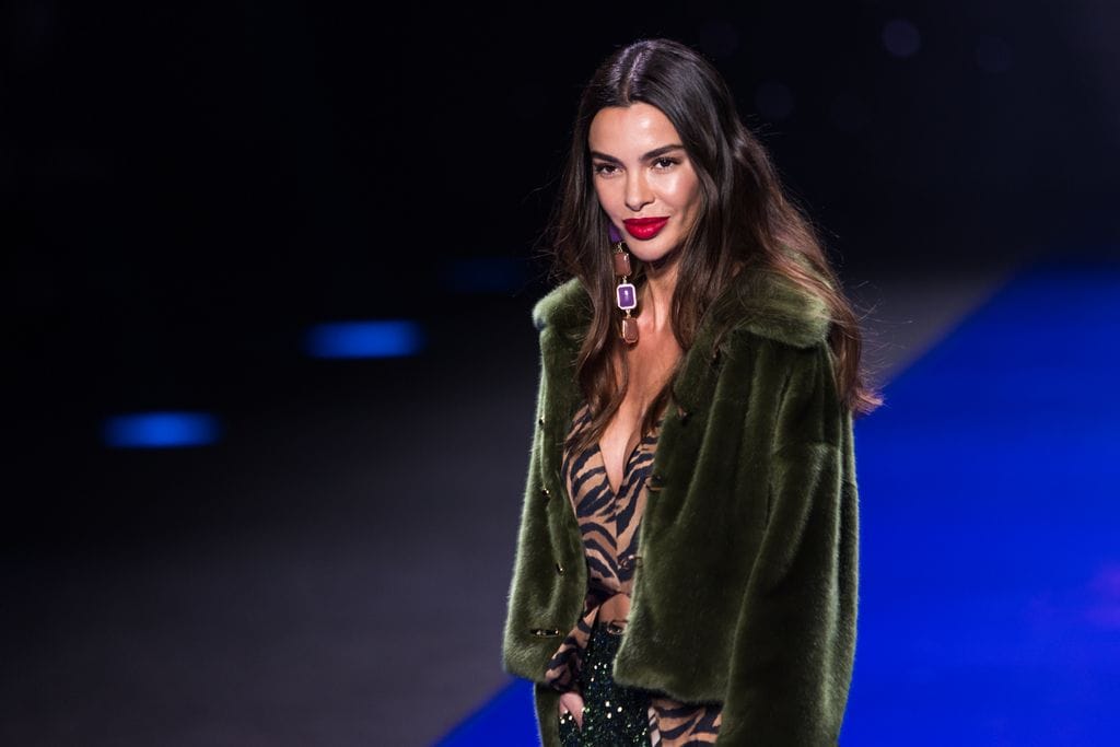 Joana Sanz en el Mercedes Benz Fashion Week Madrid en 2023.
