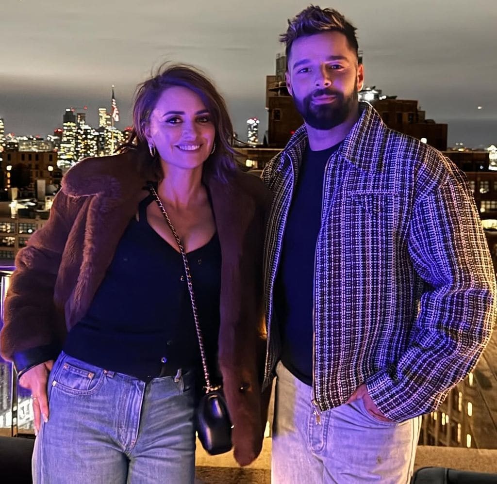 Penélope Cruz celebró su 50 cumpleaños en un ático de Nueva York con invitados como Ricky Martin