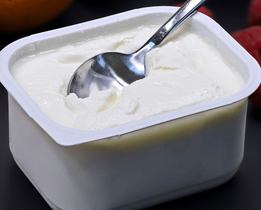 Queso Quark, más proteico y menos calórico que el clásico queso cremoso. 