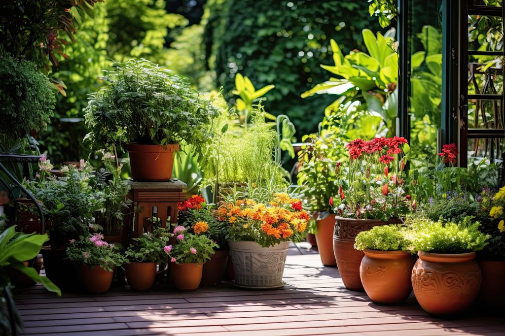 Plantas en maceta