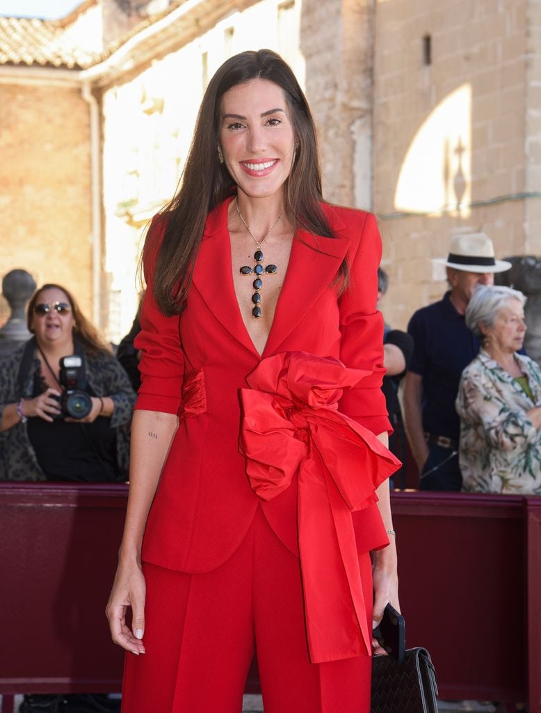 Carla Hinojosa en la boda de ana cristina portillo