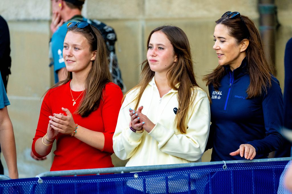 La reina Mary, la princesa Josephine y la princesa Isabella en la Royal Run 2026