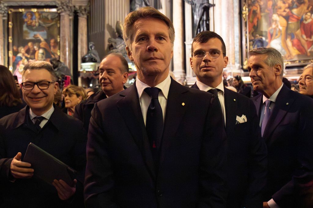 El príncipe italiano, el pasado 16 de diciembre en un evento religioso en Nápoles
