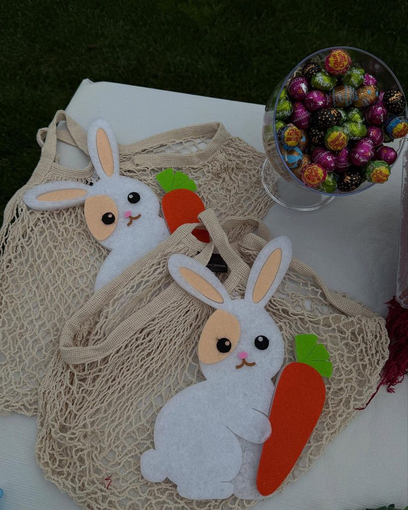 Sharon mostró los lindos detalles de su actividad madre e hija en Pascua.