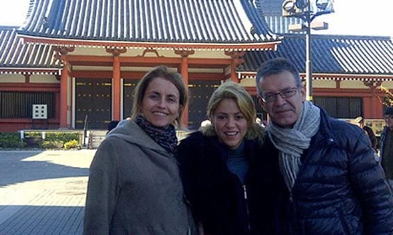 shakira y sus suegros