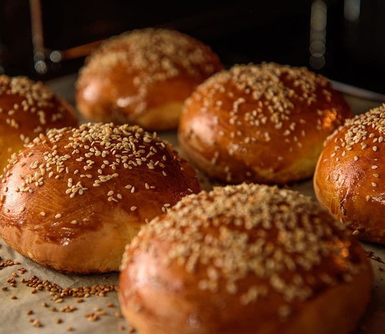 Panes de hamburguesa