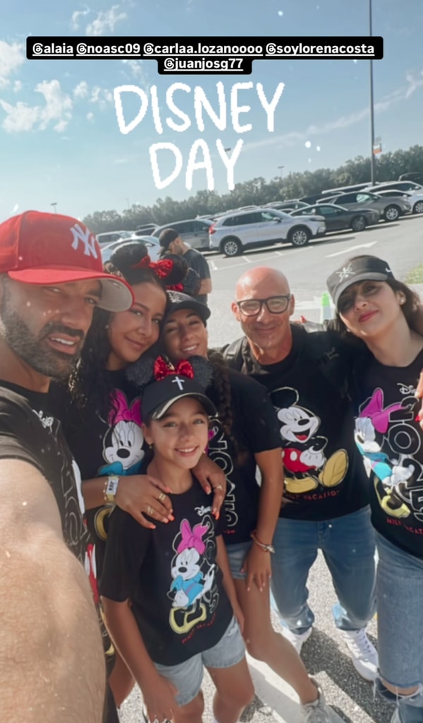 Emocionado, Toni Costa compartió algunos vistazos de su visita a Disney en familia.
