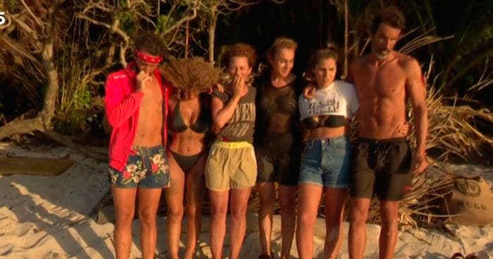 Concursantes en Playa Desvalida 