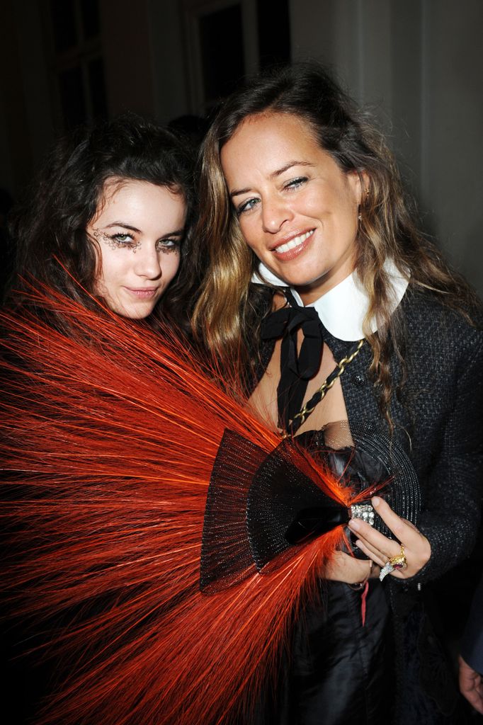 Jade Jagger y su hija, Assisi 