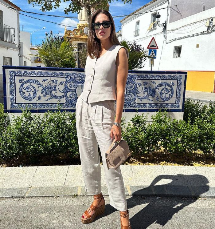 Jessica Bueno en su pueblo natal 