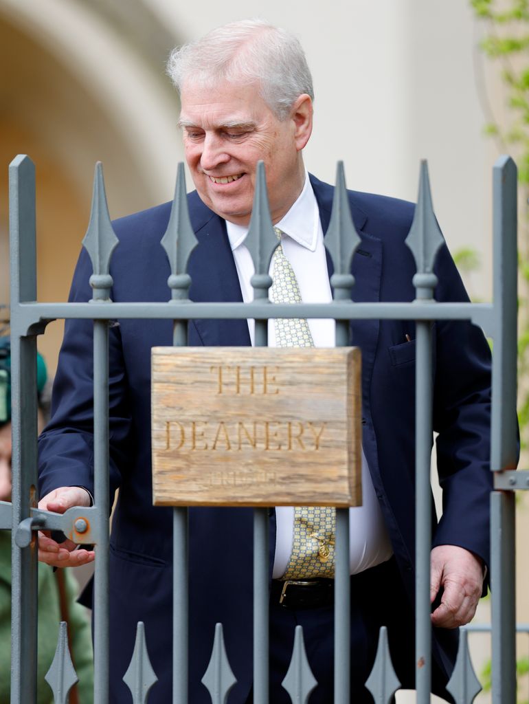 Andrés Mountbatten-Windsor en una de sus últimas apariciones públicas