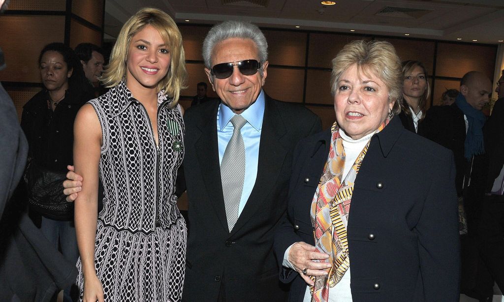 Shakira y sus padres