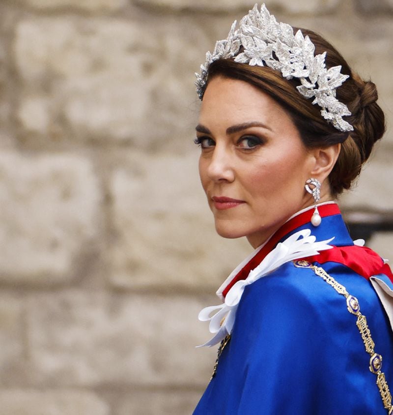 Los príncipes de Gales y sus hijos en la coronacion de Carlos III