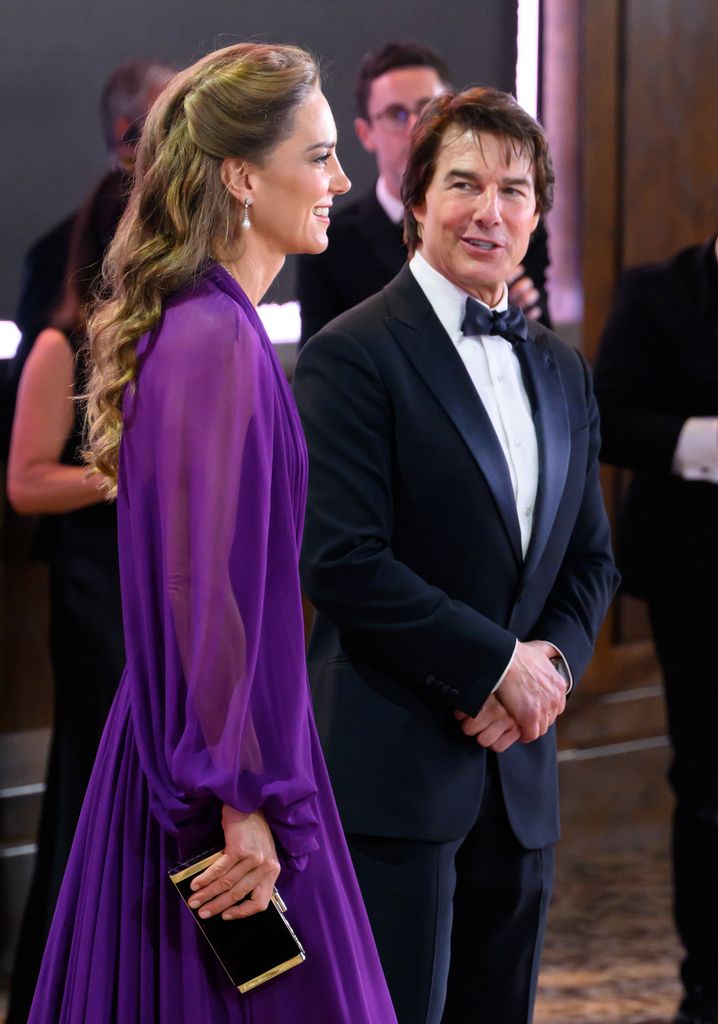 Kate Middleton y Tom Cruise en el estreno de Digger en Londres