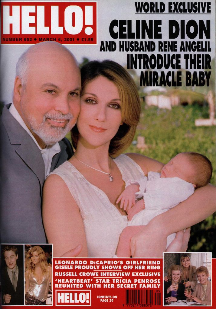 Celine Dion y Renè Angelil presentan a su hijo Renè-Charles 