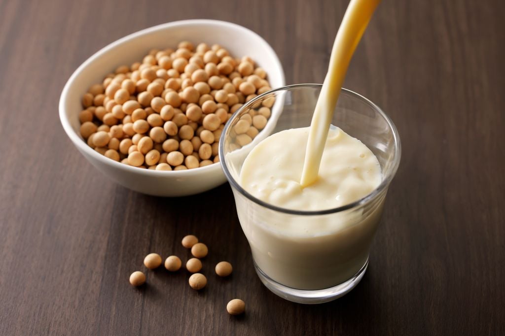 La de soja es una de las bebidas vegetales más consumidas.