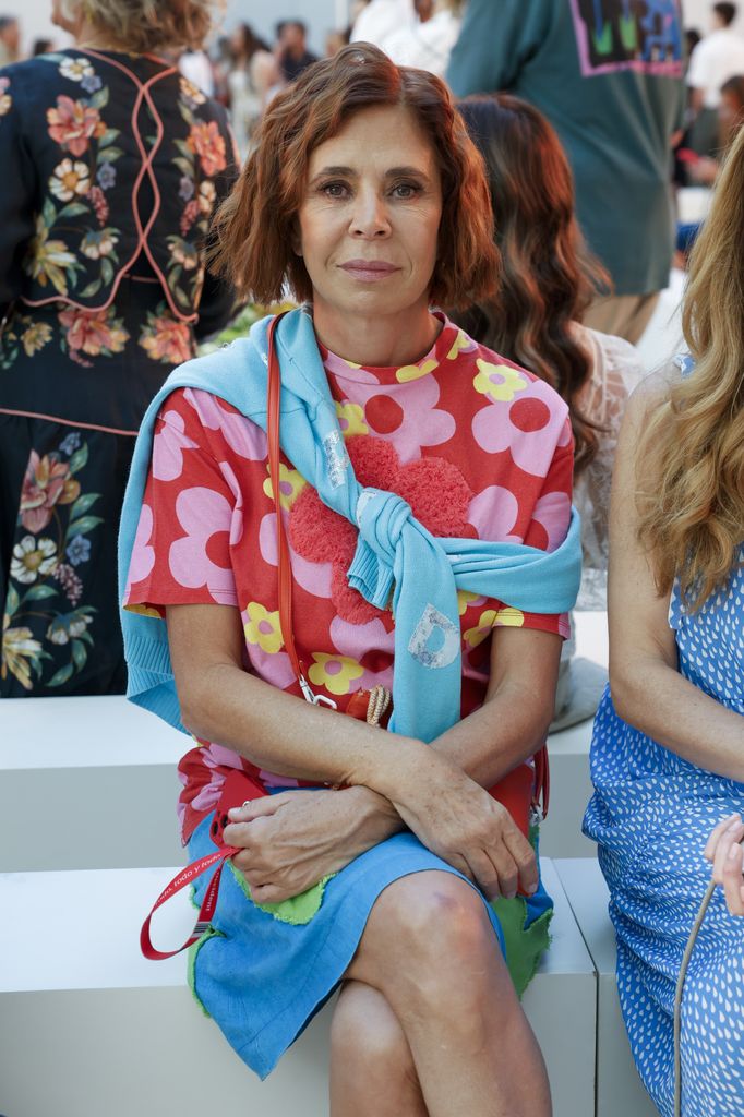 Ágatha Ruiz de la Prada, en el front row de la colección Latin American Fashion Awards x Agua by Agua Bendita durante la Mercedes-Benz Fashion Week Madrid 2026 (15 de septiembre de 2026)