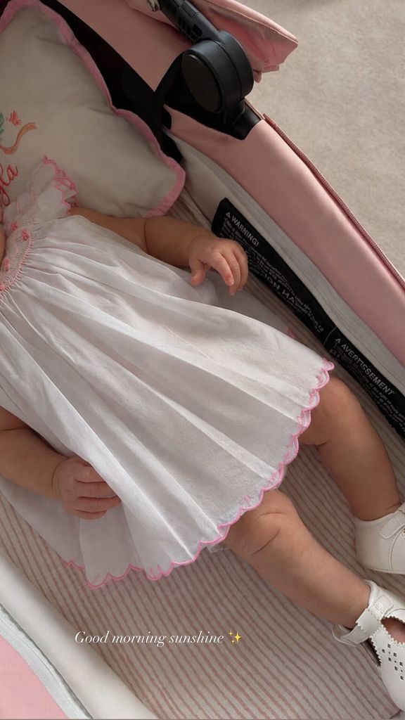 Nadia compartió esta linda foto de su pequeña Myla.