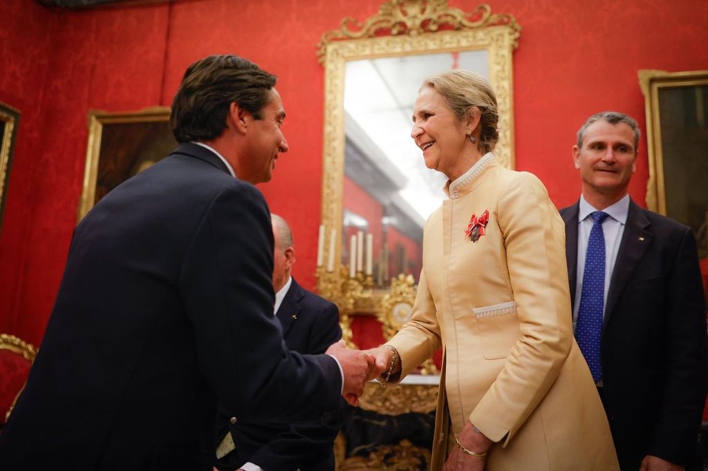La infanta Elena con el empresario taurino José María Garzón