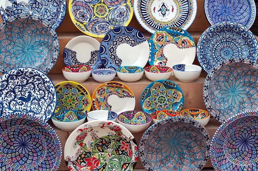 Cerámica de Sidi Bou Said, pura esencia de Túnez