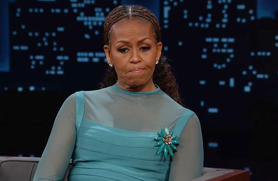 Michelle Obama en el programa de Jimmy Kimmel el 16 de diciembre de 2025