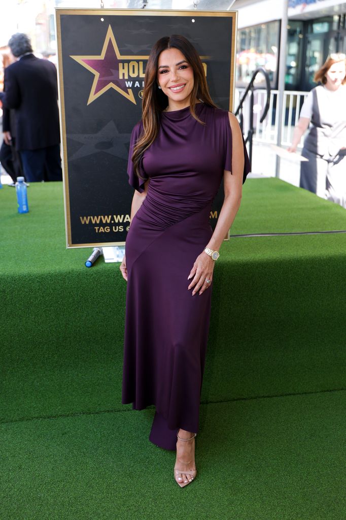 Eva Longoria acompañó a su amigo, David Beckham, en la entrega de su estrella en el Paseo de la Fama en Hollywood 