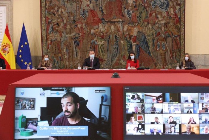 Rey Felipe, reina Letizia, princesa Leonor e infanta Sofía