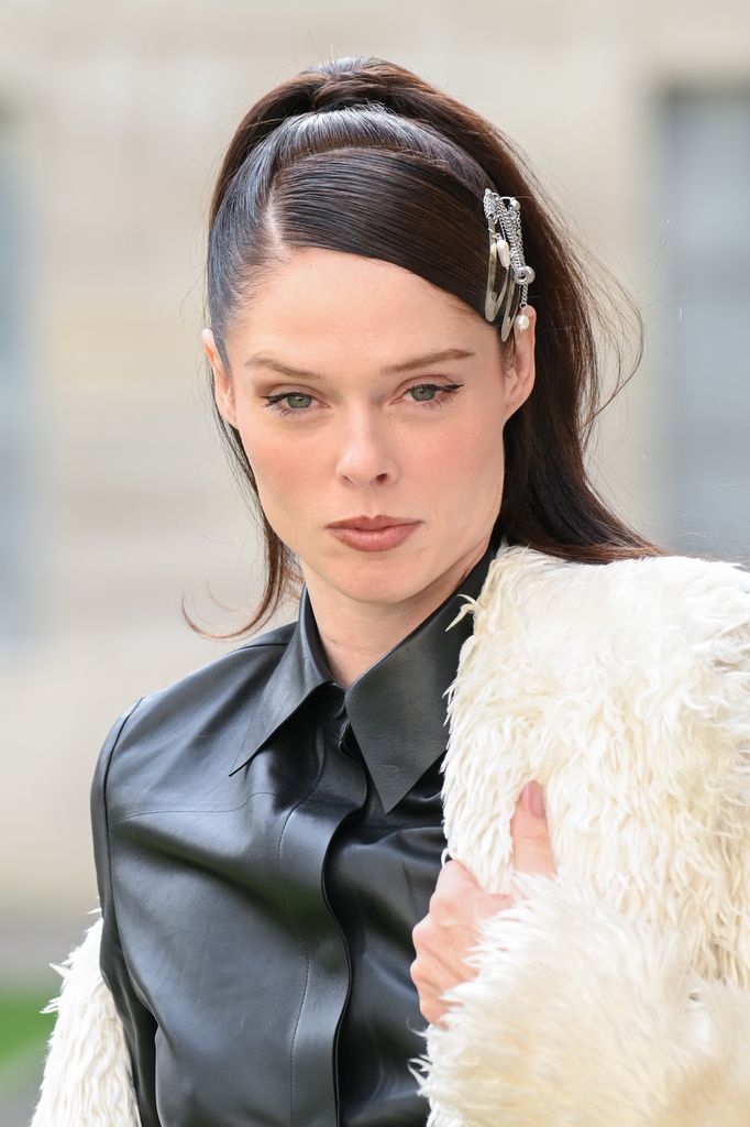 Coco Rocha en el desfile de Gabriela Hearst en París