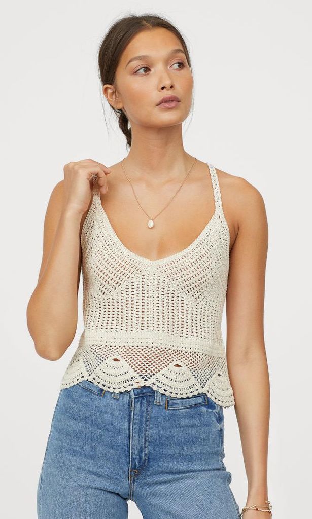 blusa tejida de h amp m