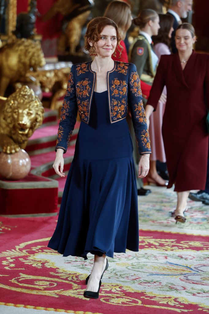 Isabel Díaz Ayuso en la recepción por el Día de la Hispanidad 2026 en el Palacio Real  