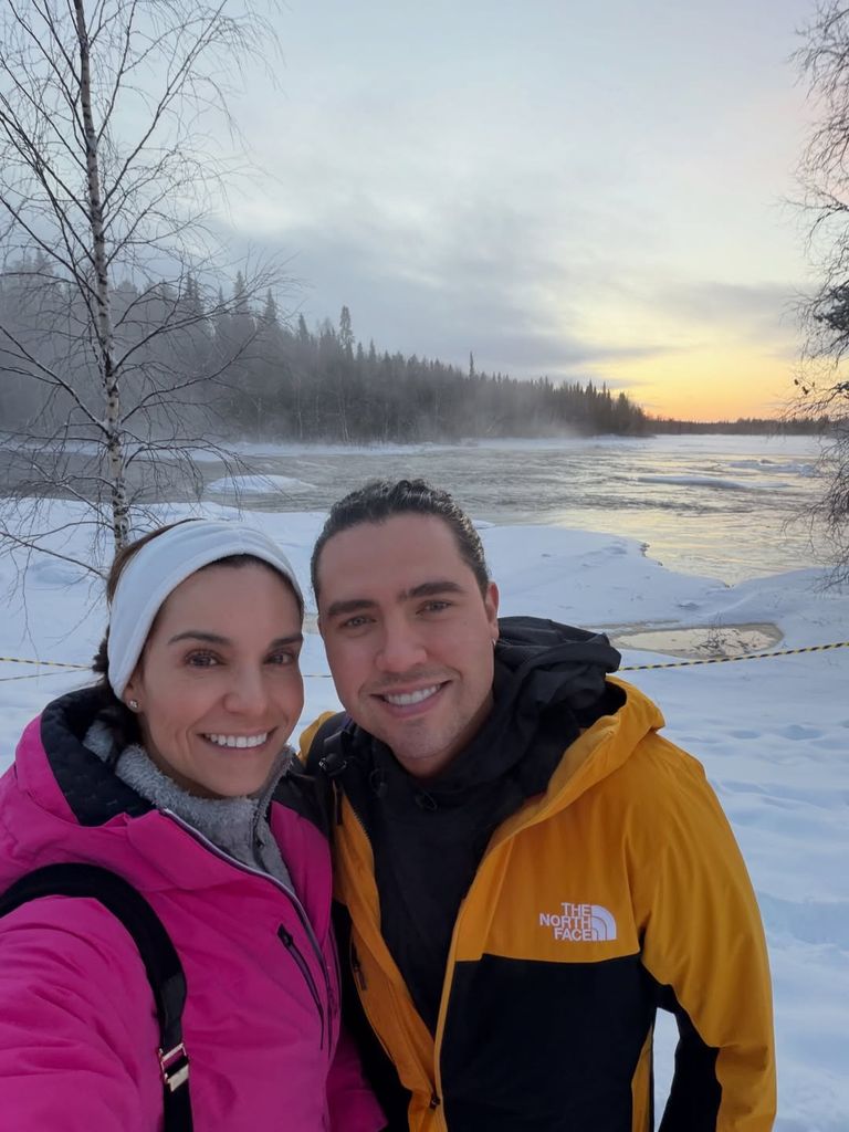 Tania Rincón y su novio, Pedro Pereyra.