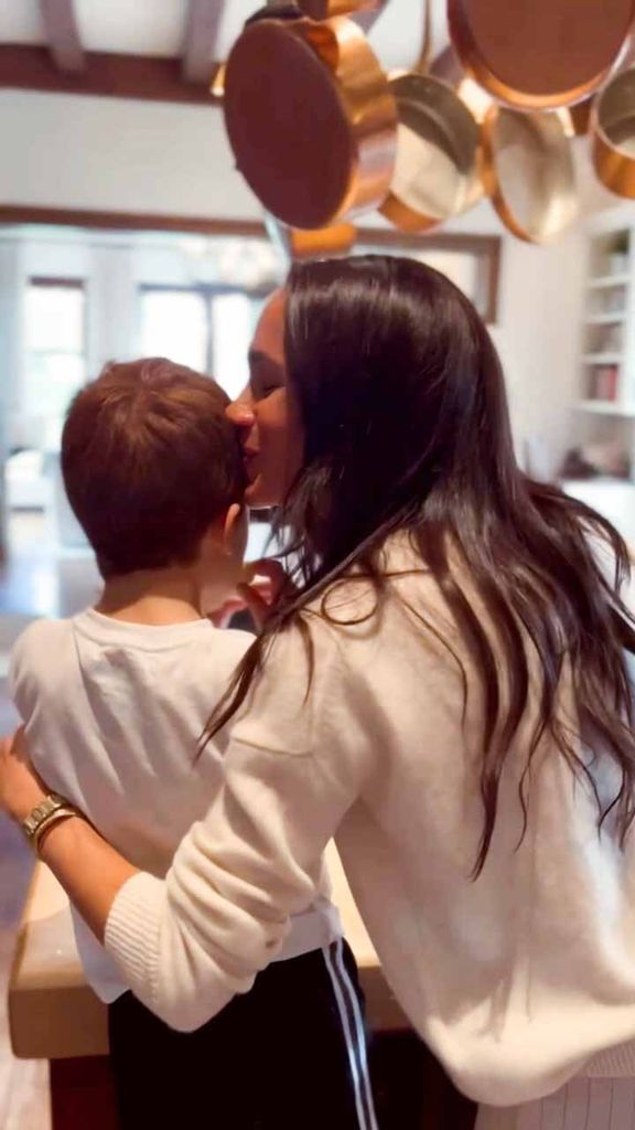 Meghan Markle y su hijo Archie.