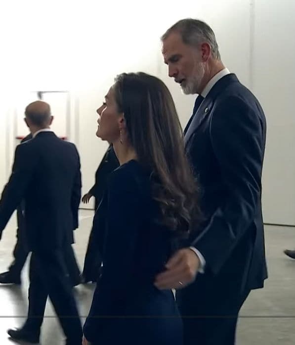 Los reyes Felipe y Letizia en el homenaje a las víctimas de la DANA