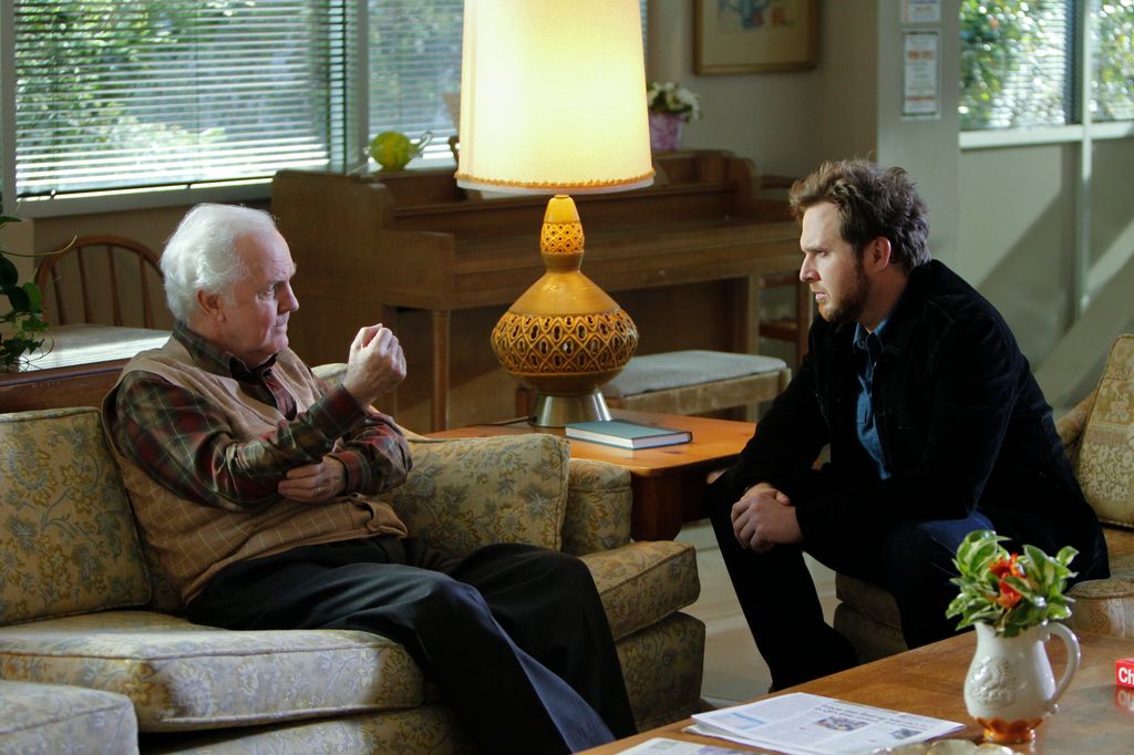 James Handy y AJ Buckley, rodando "CSI: NY" 