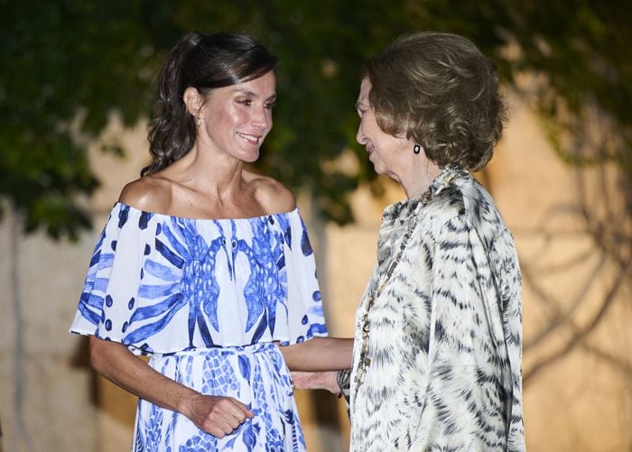 Doña Letizia y doña Sofía muy cómplices en Marivent