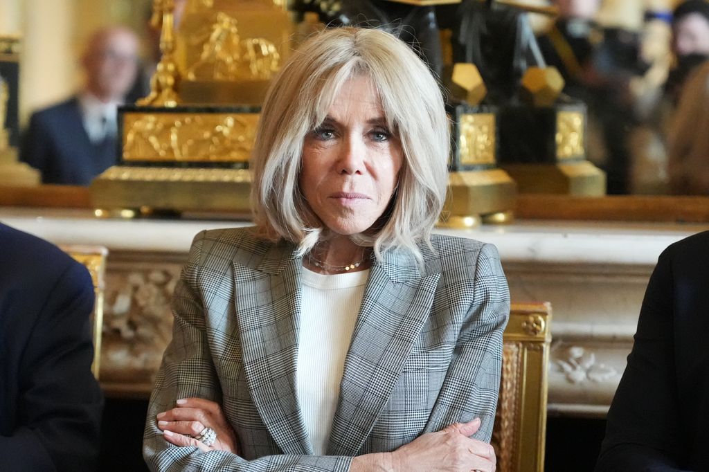 Brigitte Macron en mayo de 2012