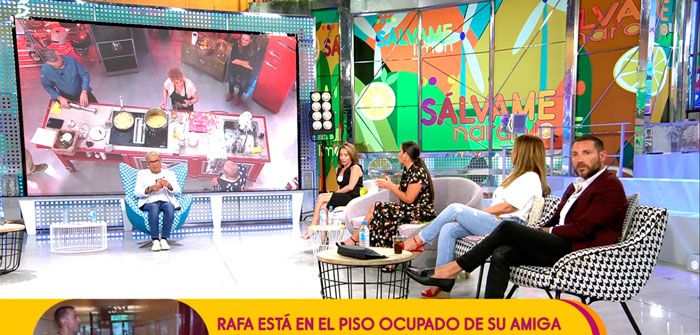 María Patiño, Jorge Javier Vázquez, Anabel Pantoja, Gema López y Antonio David Flores  en 'Sálvame'