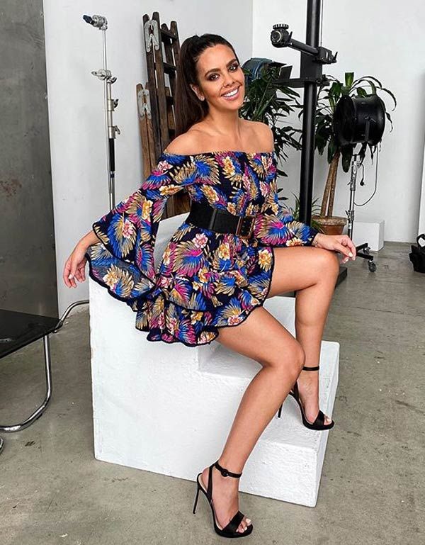 Cristina Pedroche con vestido de flores