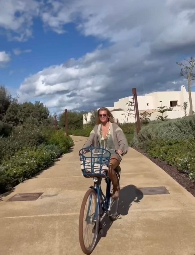 Esther Cañadas en su escapada a Marruecos.