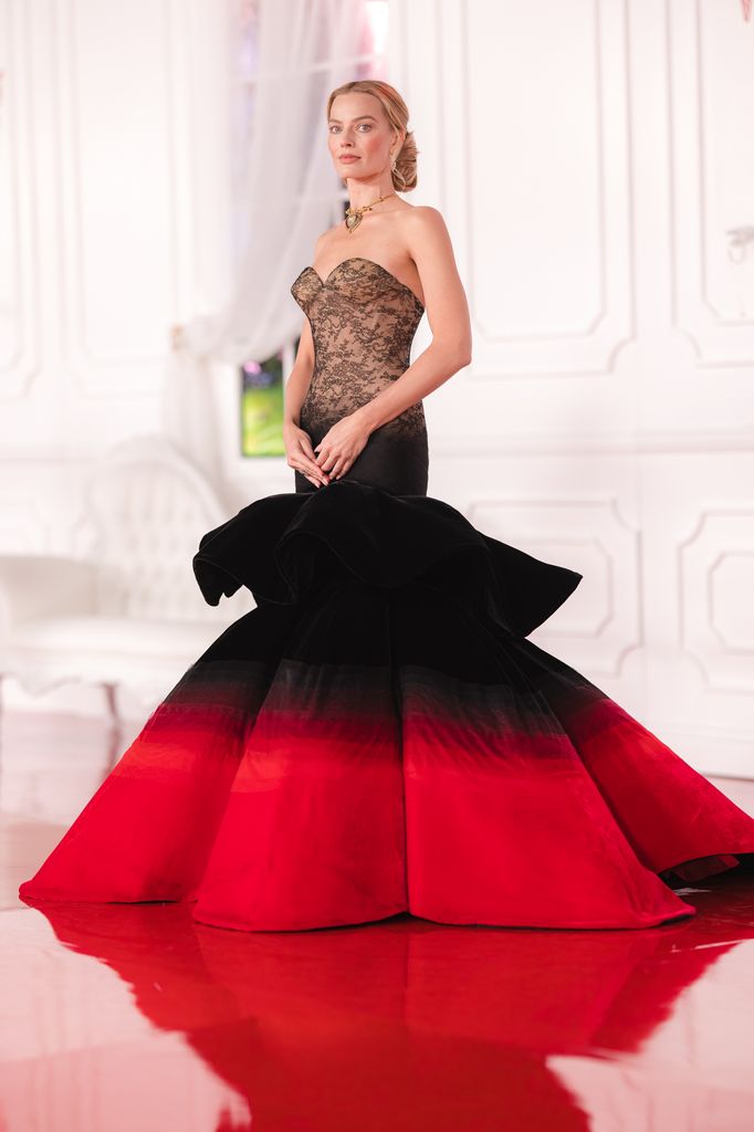 Margot Robbie en la premiere mundial de 'Cumbres Borrascosas', 2026.