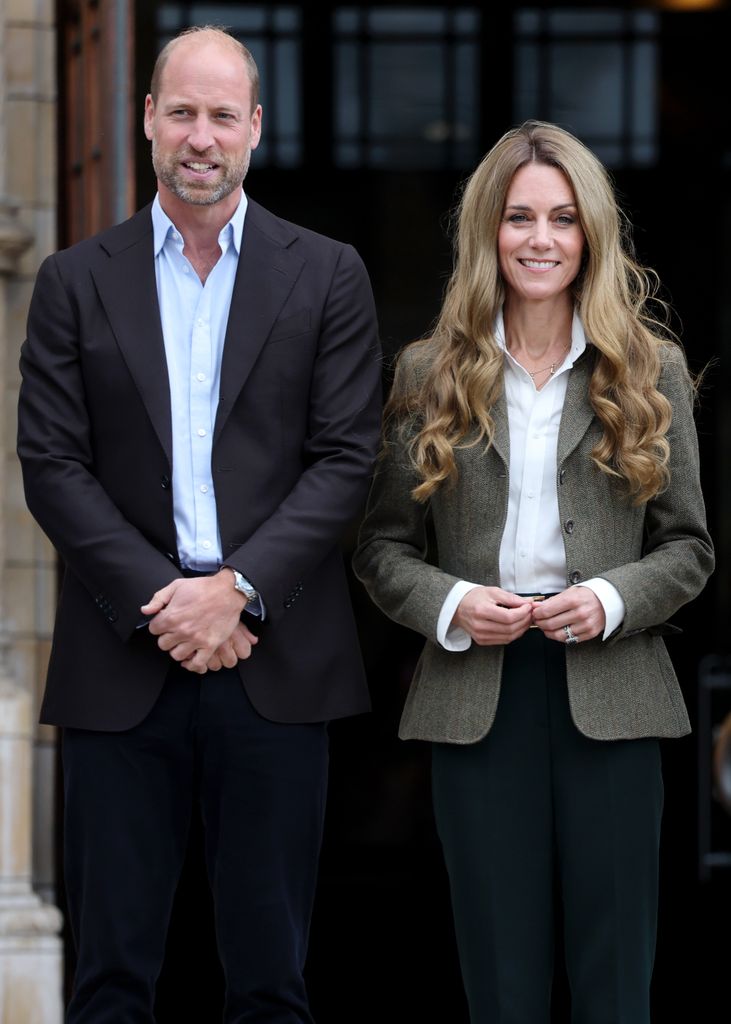 El príncipe William y la princesa Kate en el Museo de Historia natural. 