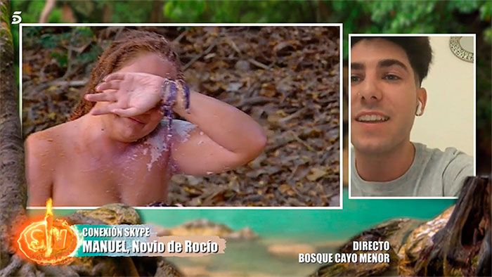 Rocío Flores y Manuel Bedmar en Supervivientes