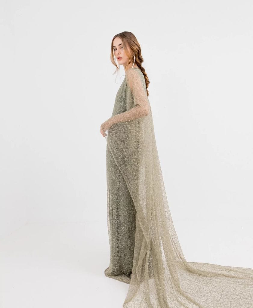Vestido de invitada de Claro Couture