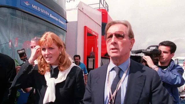 Paddy McNally y Sarah Ferguson en una fotografía de archivo