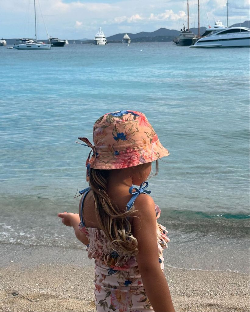 Sharon Fonseca y su familia de vacaciones 