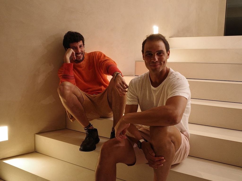 Nadal y Yatra, en la imagen que ha compartido el cantante desde la isla balear